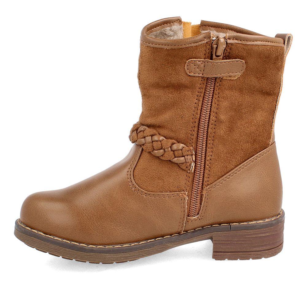 BOTA NIÑA BATA TERRA MARRÓN 34-38-3
