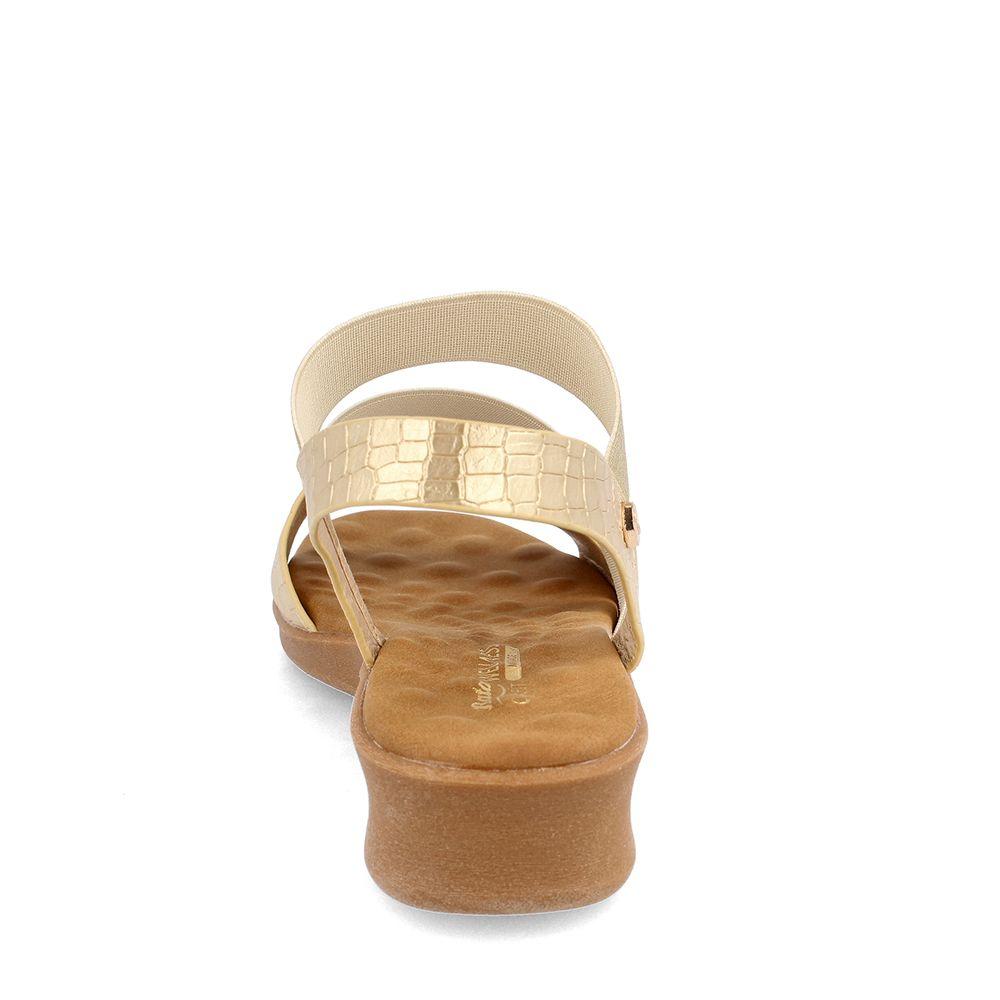 SANDALIA MUJER BATA COMFIT CERISE DORADO-2