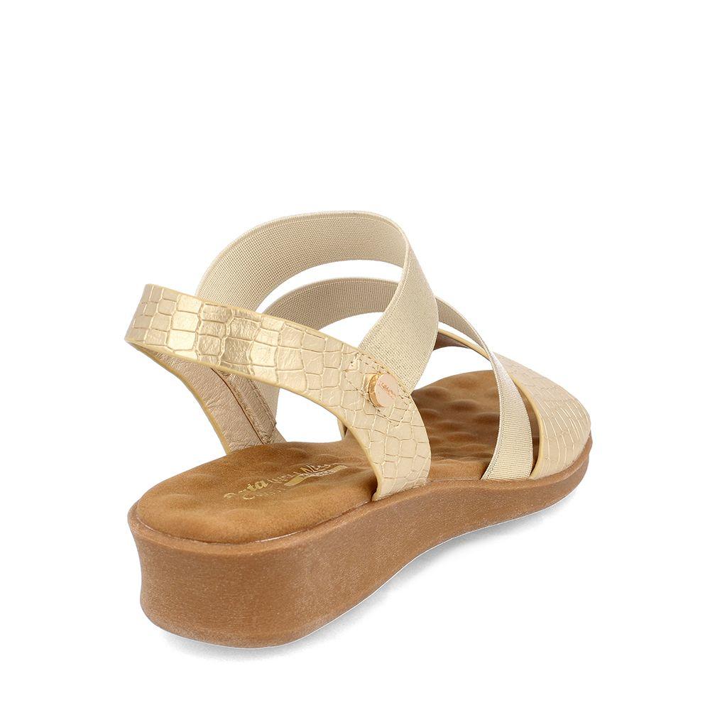 SANDALIA MUJER BATA COMFIT CERISE DORADO-3