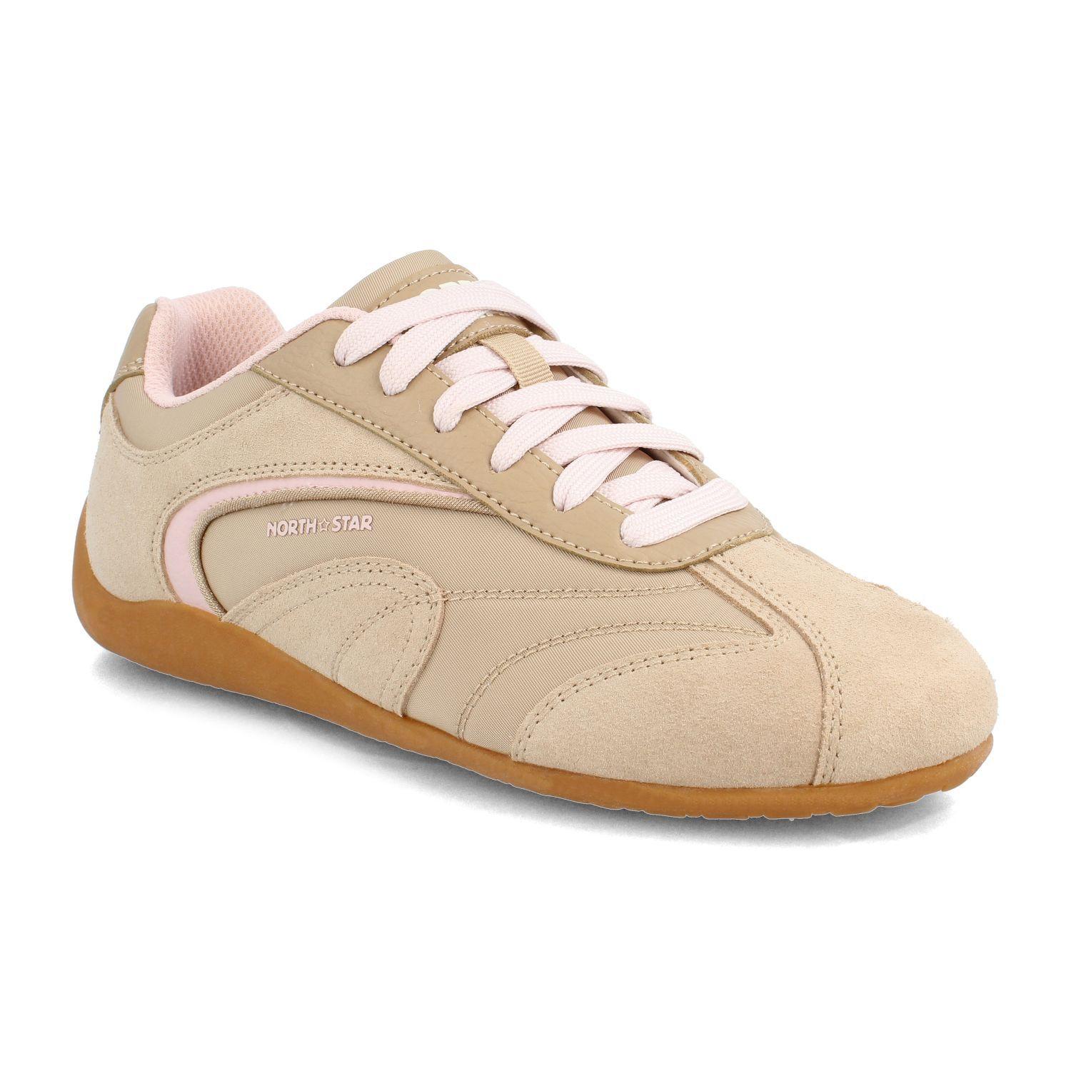 Zapatilla Mujer North Star Retro Race Beige-1