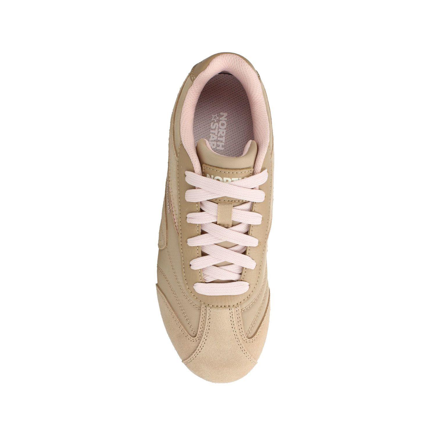 Zapatilla Mujer North Star Retro Race Beige-3