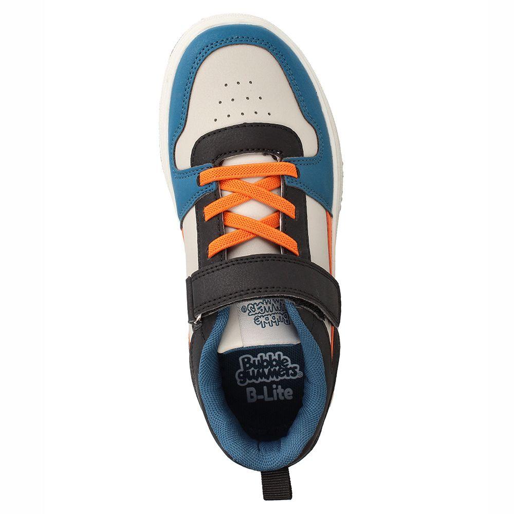 Zapatilla Niño Bubblegummers Centennial Negro-Blanco-5