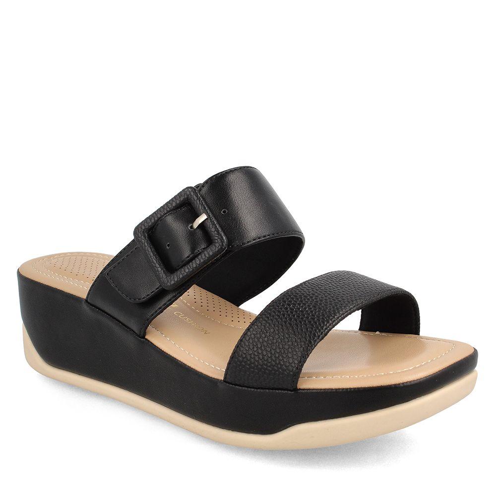 Sandalia Mujer Bata Carol Negro-1