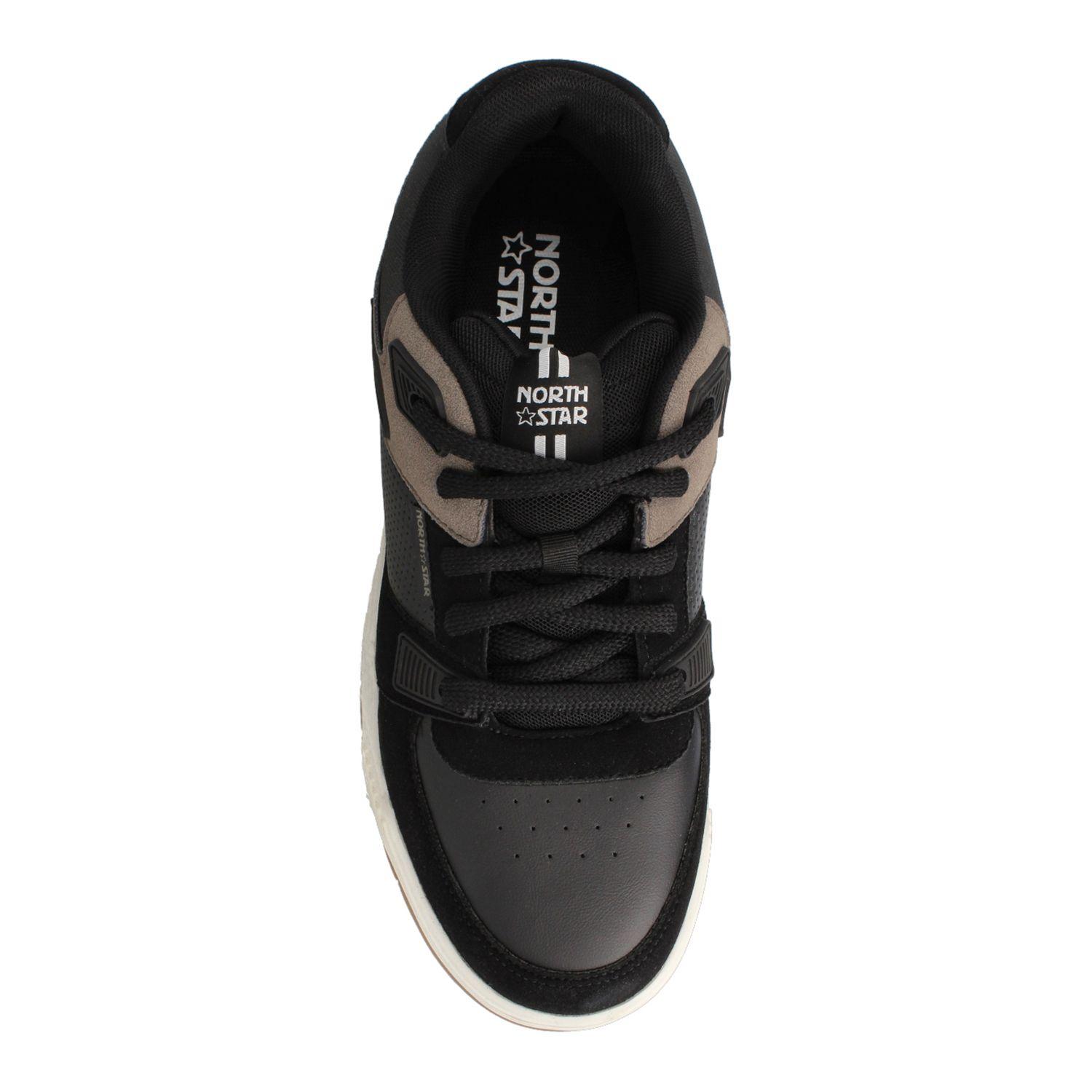 Zapatilla Hombre North Star Skater Chunk Negro-3