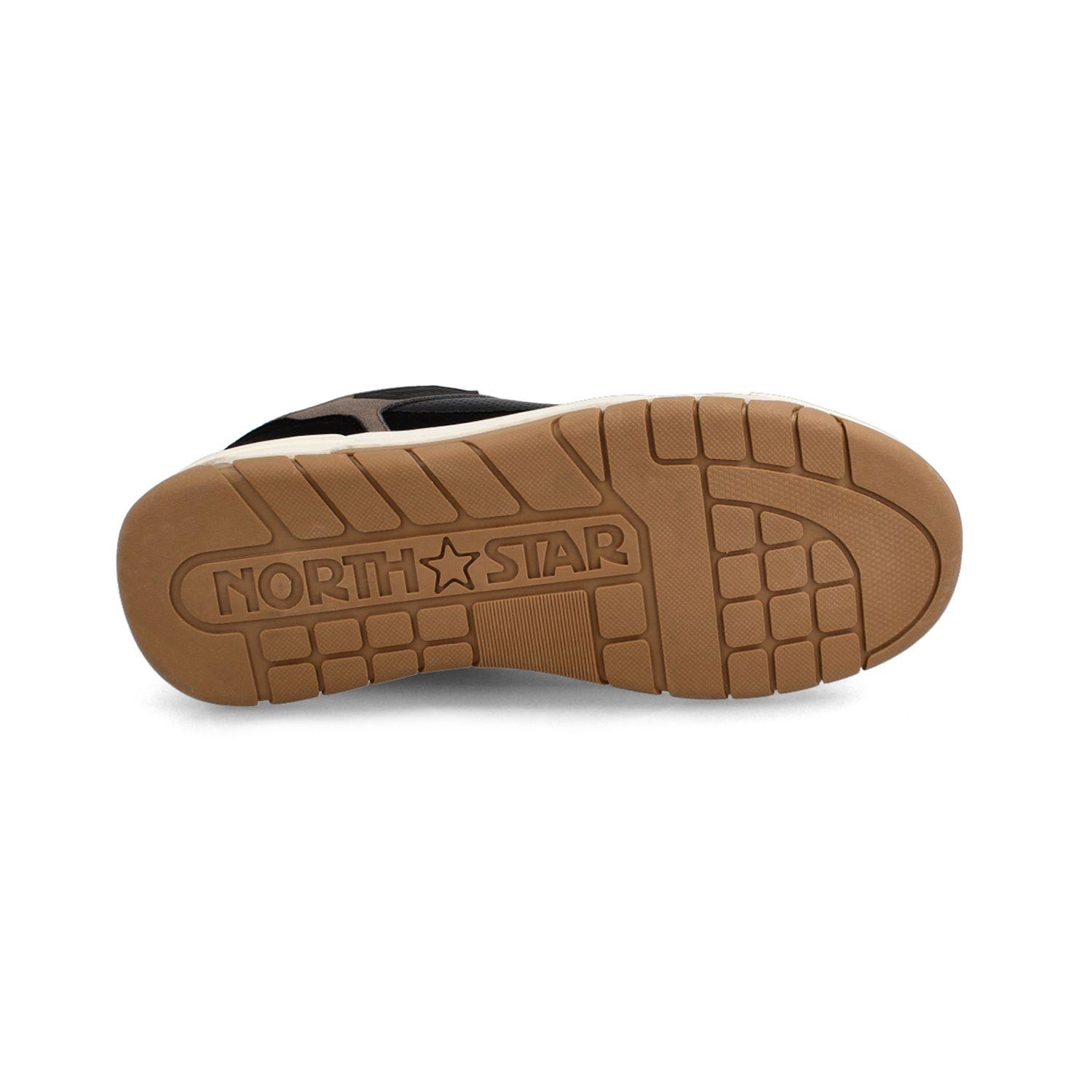 Zapatilla Hombre North Star Skater Chunk Negro-4