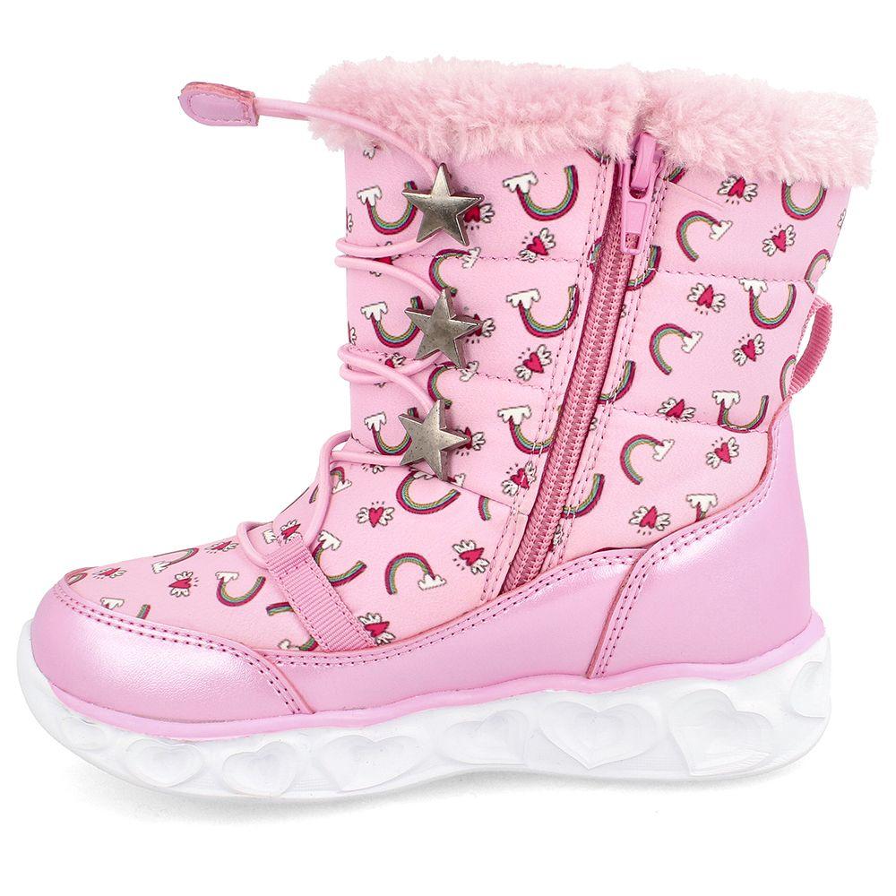 BOTÍN BUBBLEGUMMERS NIÑA HEART LITE ROSADO 26 - 29-1