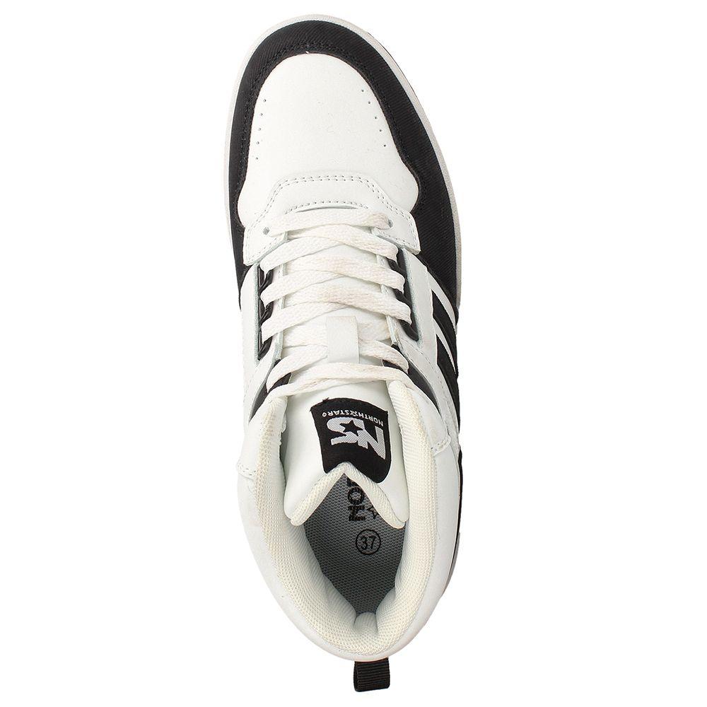 ZAPATILLA MUJER NORTH STAR HEM NEGRO BLANCO-5
