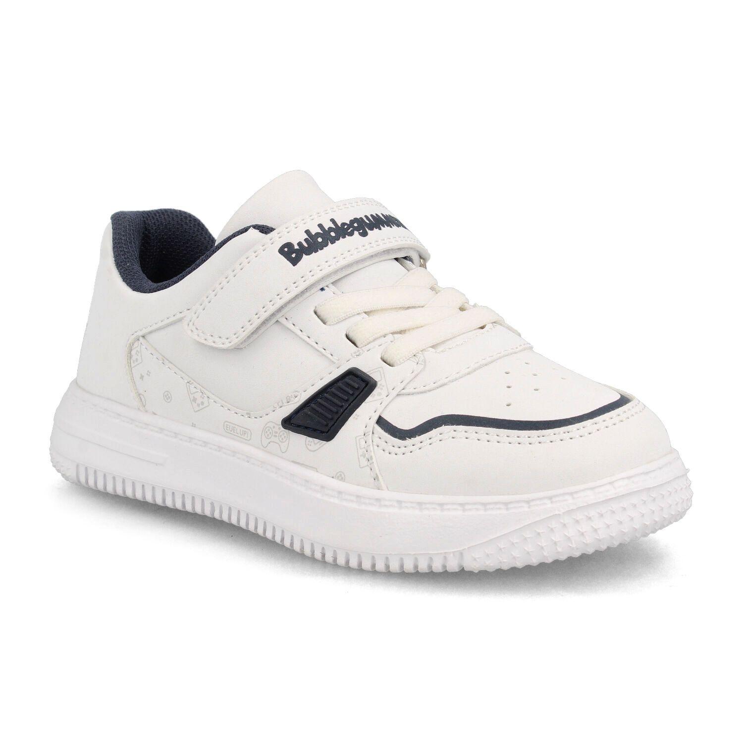 Zapatilla Niño Bubblegummers Juno Blanco - Azul Marino-1