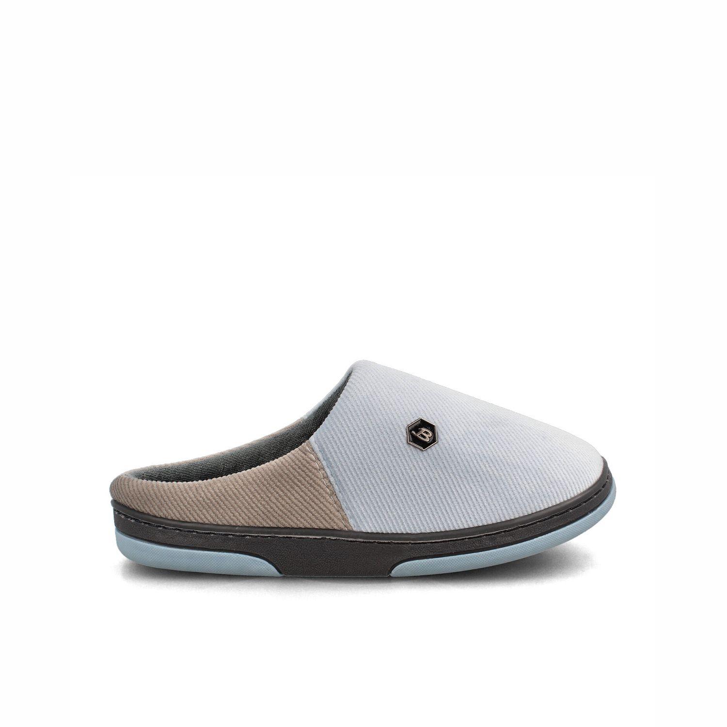 Pantuflas Mujer Bata Shibuya Azul - Gris-0