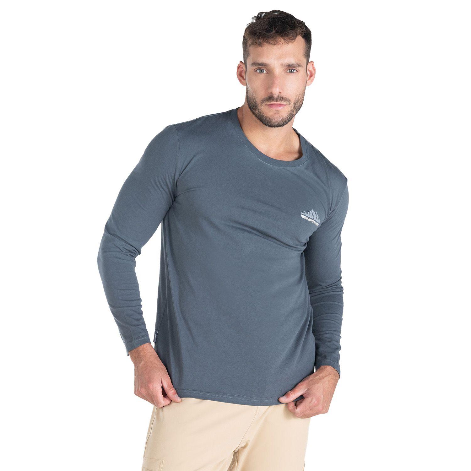 Polera Hombre Weinbrenner Mahe Gris Oscuro-0