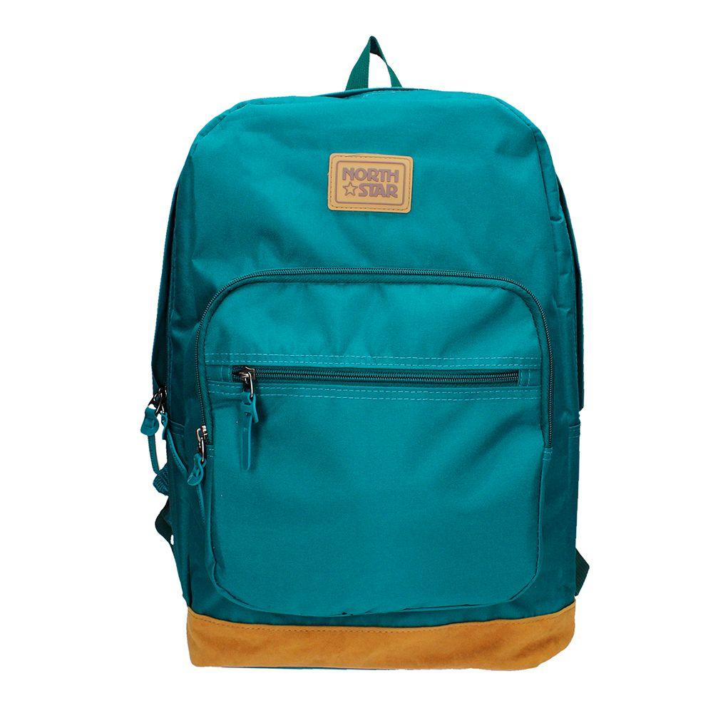 MOCHILA ESCOLAR NORTH STAR  VERDE-0