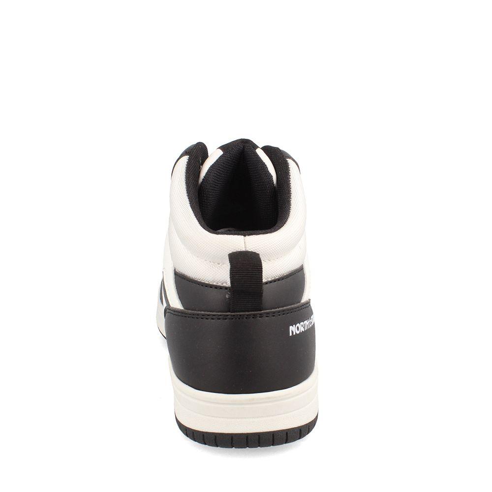 Zapatilla Niña North Star Hem Blanco-Negro-2