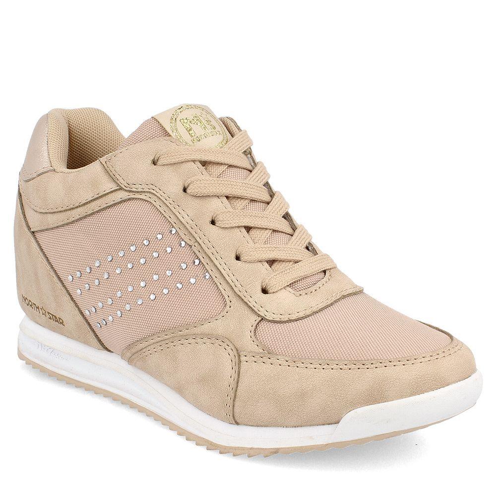 ZAPATILLA MUJER NORTH STAR HIGH PETRONAS BEIGE-0