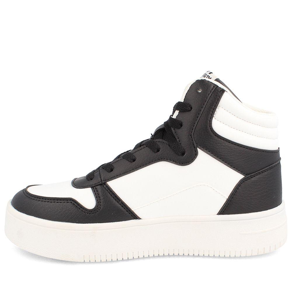 ZAPATILLA CAÑA ALTA MUJER NORTH STAR DAVE NEGRO-1