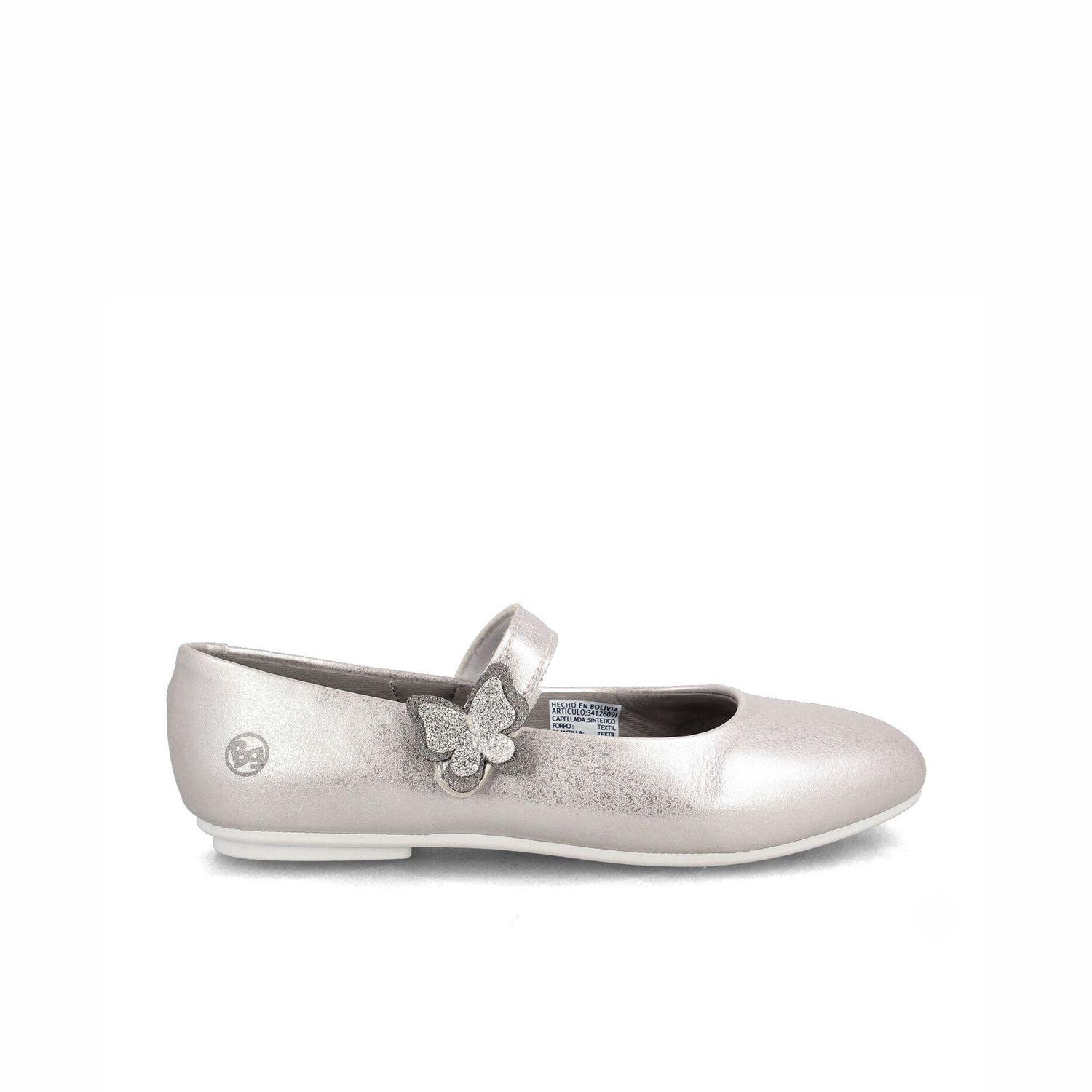 Ballerina Niña Bubblegummers Pily Plateado-0