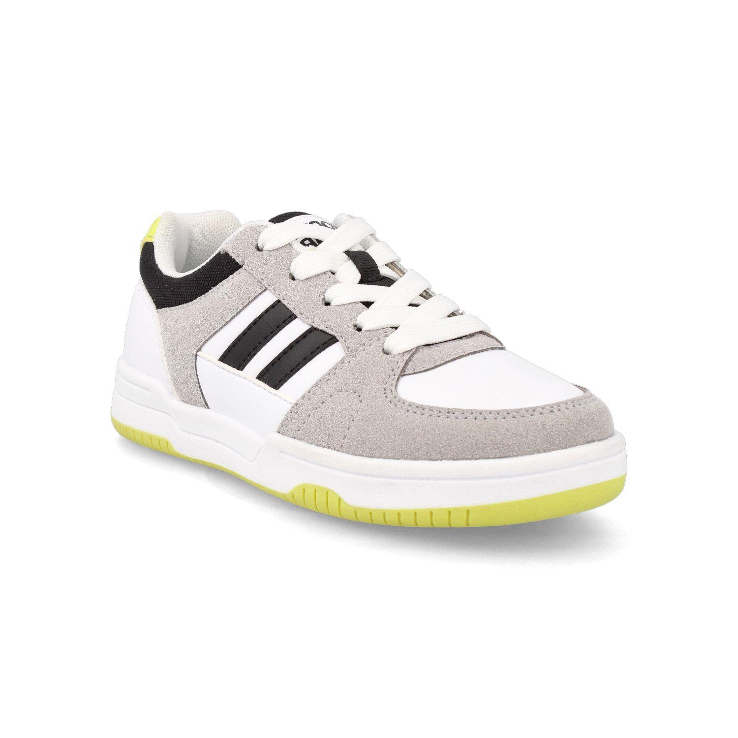 Zapatilla Niño North Star Hem Gris-Amarillo-1