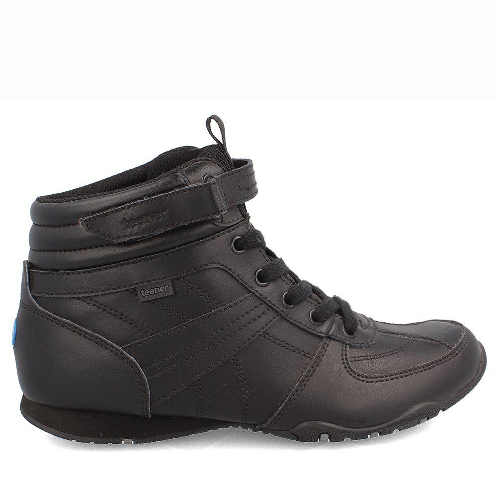 ZAPATILLA ESCOLAR NIÑA TEENER AMBAR NEGRO-0