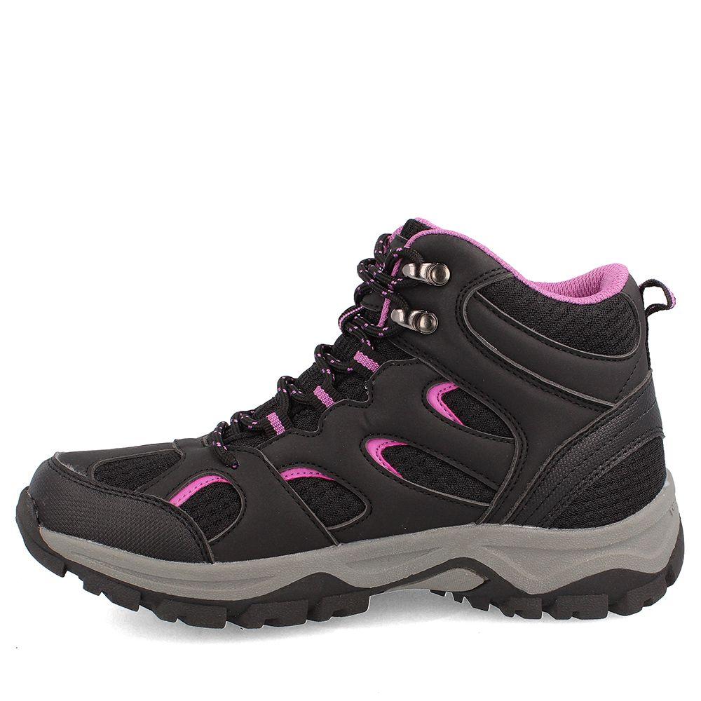 BOTÍN OUTDOOR MUJER WEINBRENNER FLORIDA MID NEGRO - MORADO-1