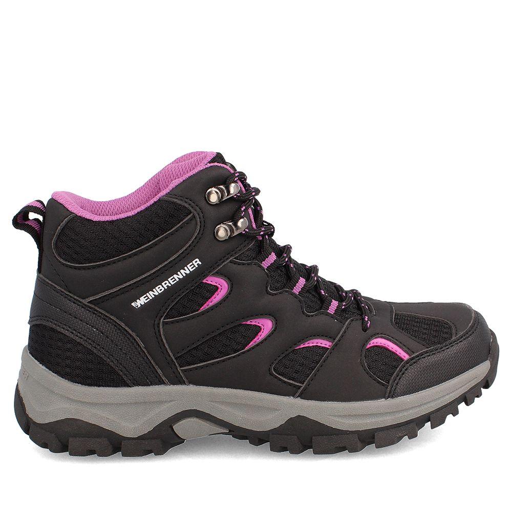 BOTÍN OUTDOOR MUJER WEINBRENNER FLORIDA MID NEGRO - MORADO-4