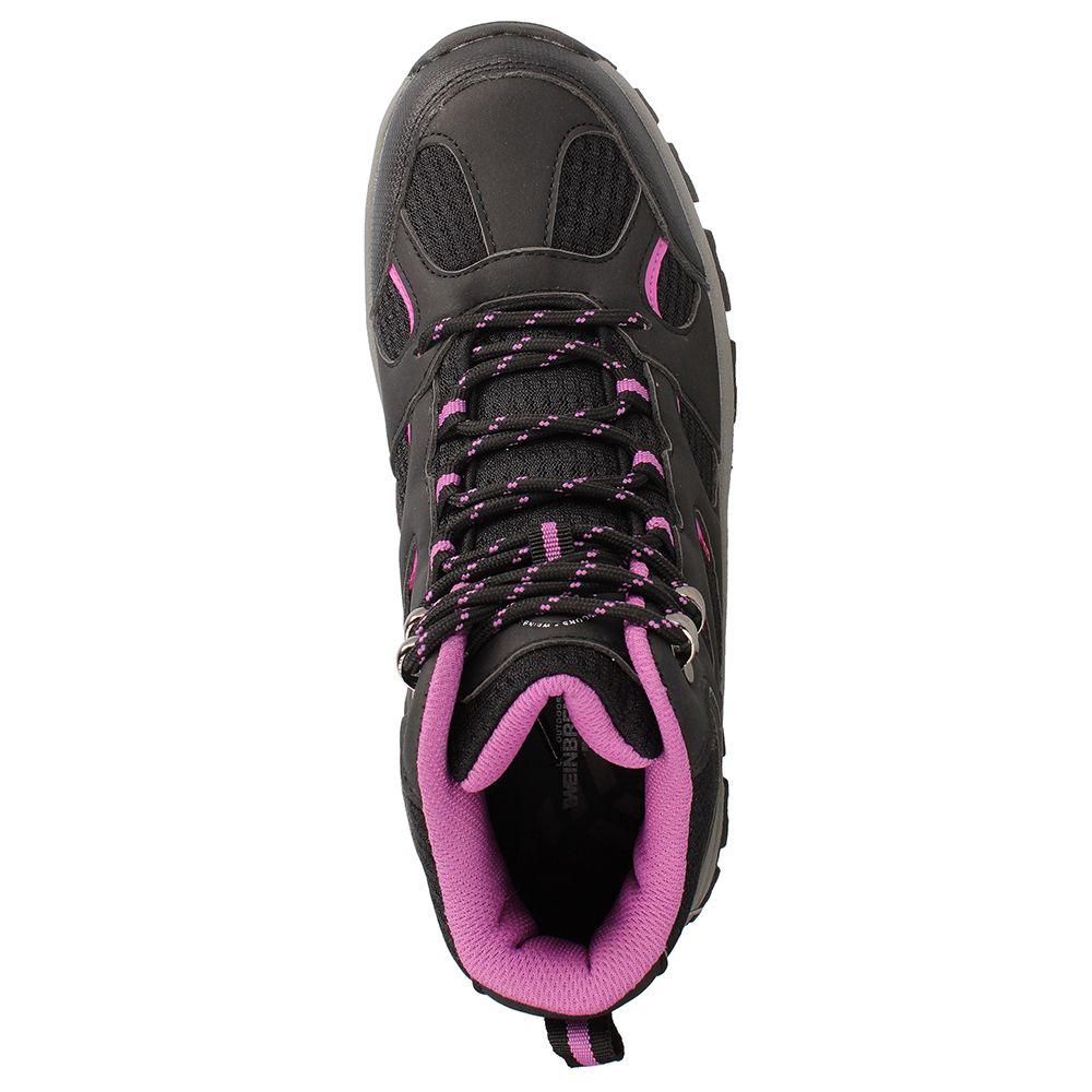 BOTÍN OUTDOOR MUJER WEINBRENNER FLORIDA MID NEGRO - MORADO-5