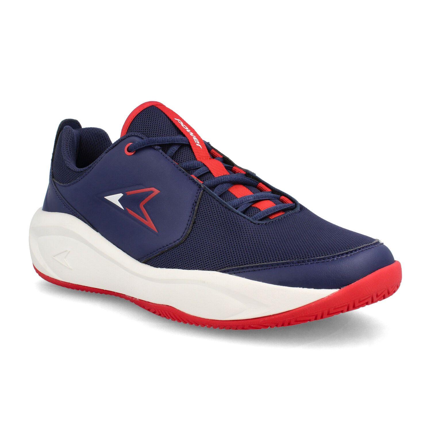 Zapatilla Hombre Power Phoenix Rally Azul Marino - Rojo-0