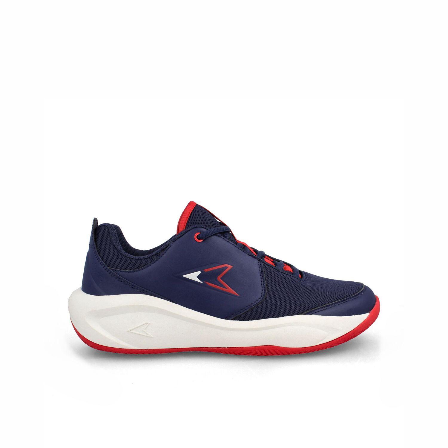 Zapatilla Hombre Power Phoenix Rally Azul Marino - Rojo-1