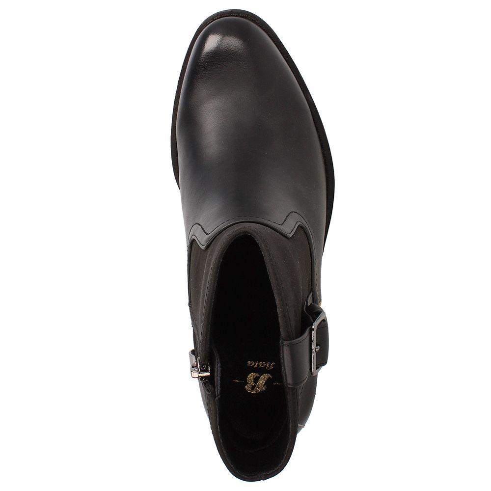 BOTÍN TEXANO MUJER BATA TOBIN NEGRO-5