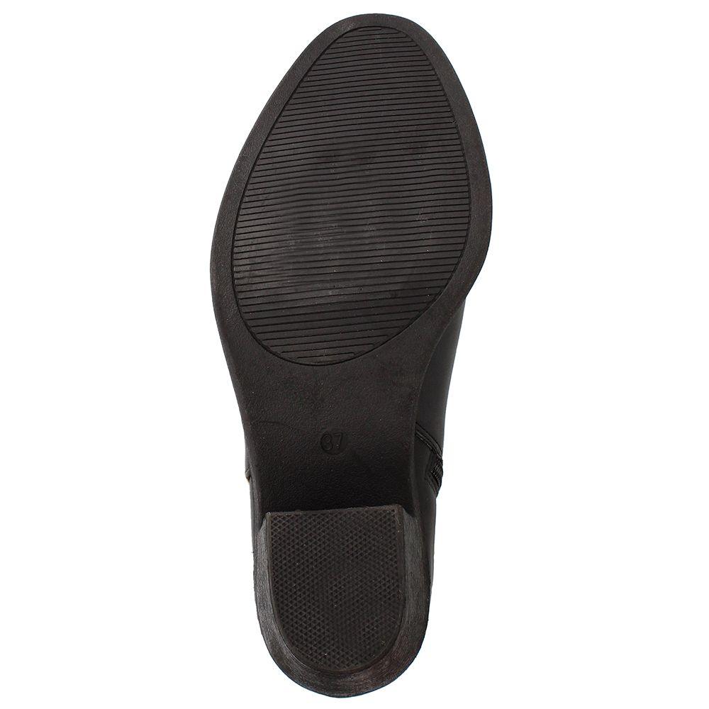 BOTÍN TEXANO MUJER BATA TOBIN NEGRO-6