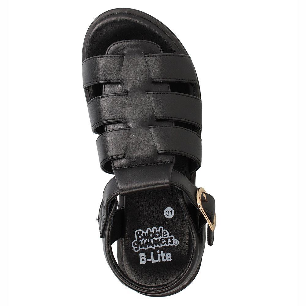 Sandalia  Niña Bubblegummers Dunia Negro-5