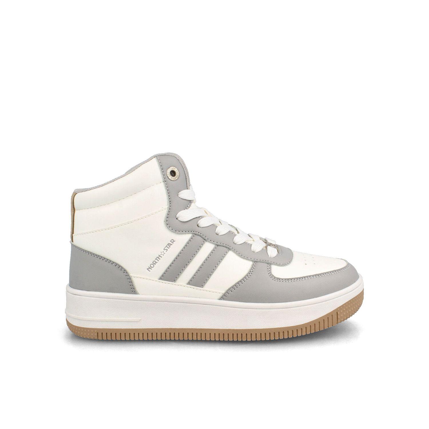 Zapatilla Mujer North Star Tam Gris-Blanco-0