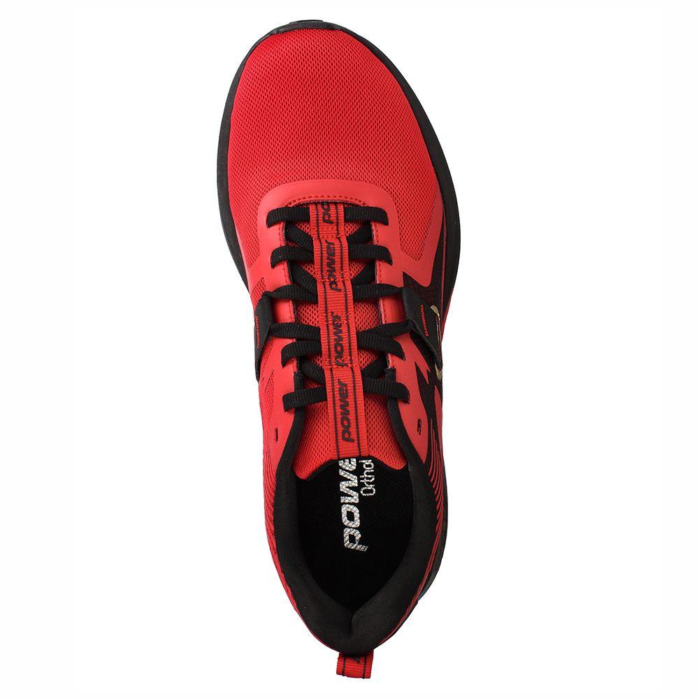 Zapatilla Hombre Power Xorise+300 Tr Cipher Negro-Rojo-5