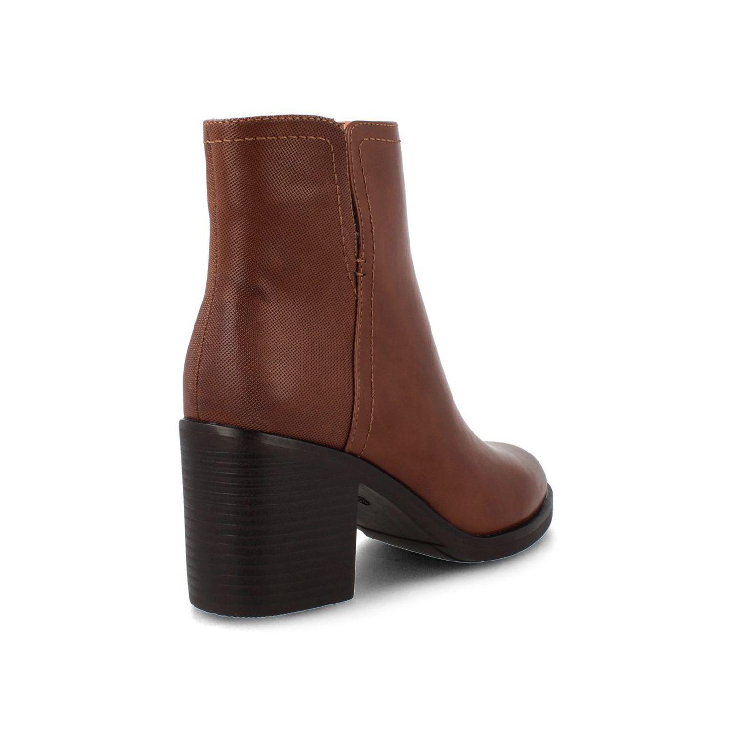 Botín Mujer Bata Laurie Café-2