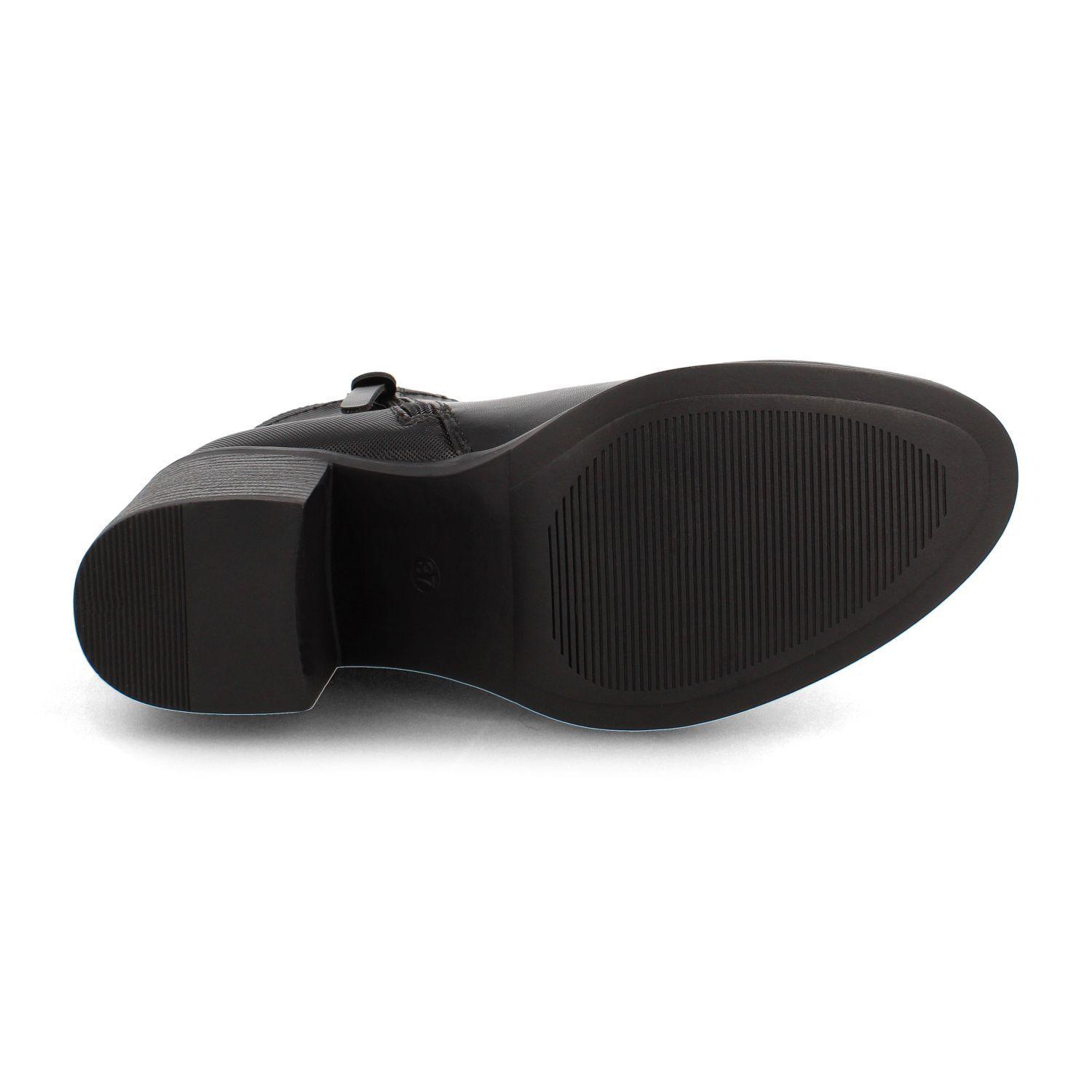 Botín Mujer Bata Laurie Negro-4