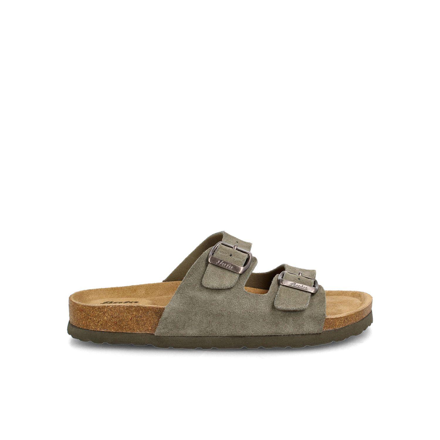 Sandalia Mujer Bata Ashley-Lea Verde Oliva-0