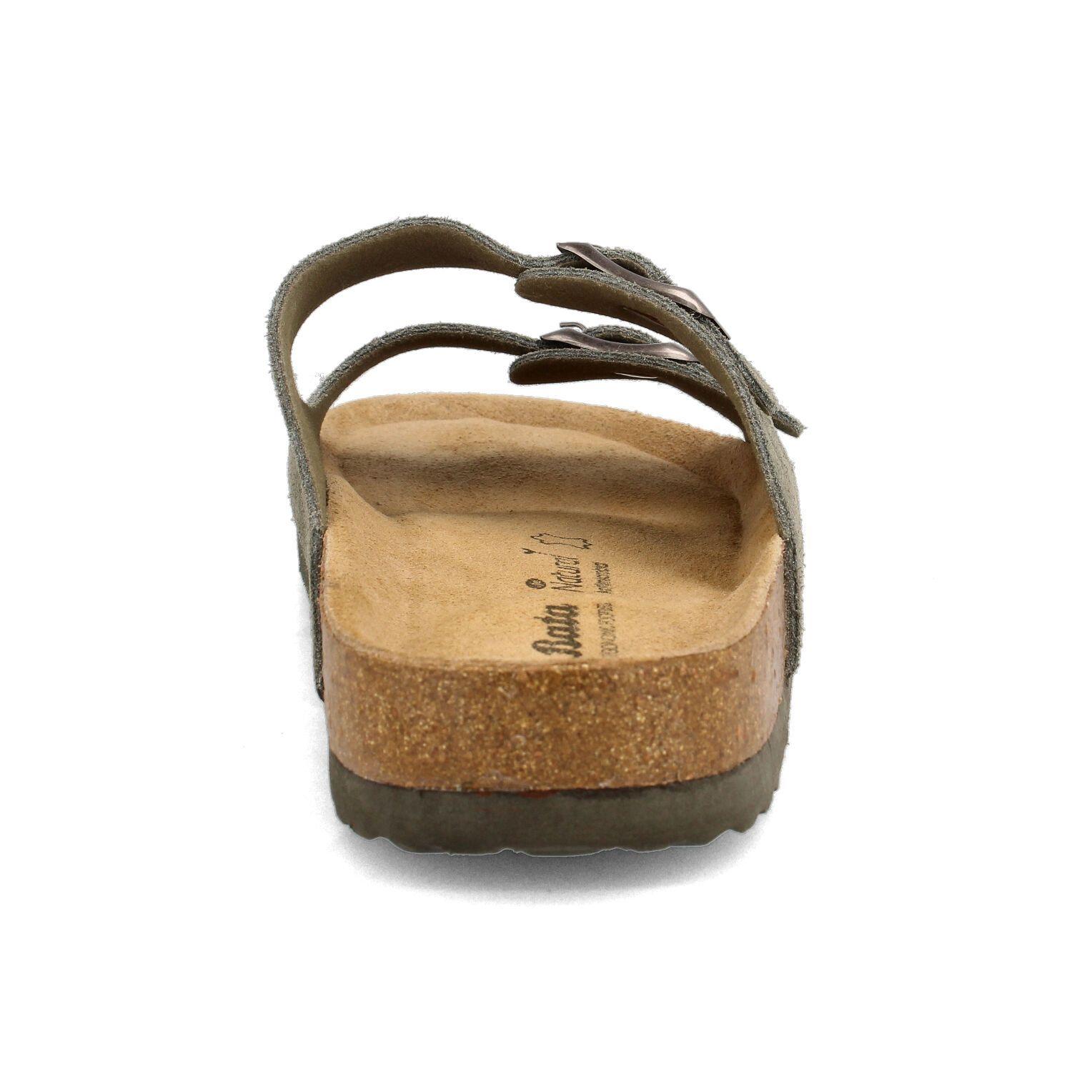 Sandalia Mujer Bata Ashley-Lea Verde Oliva-2