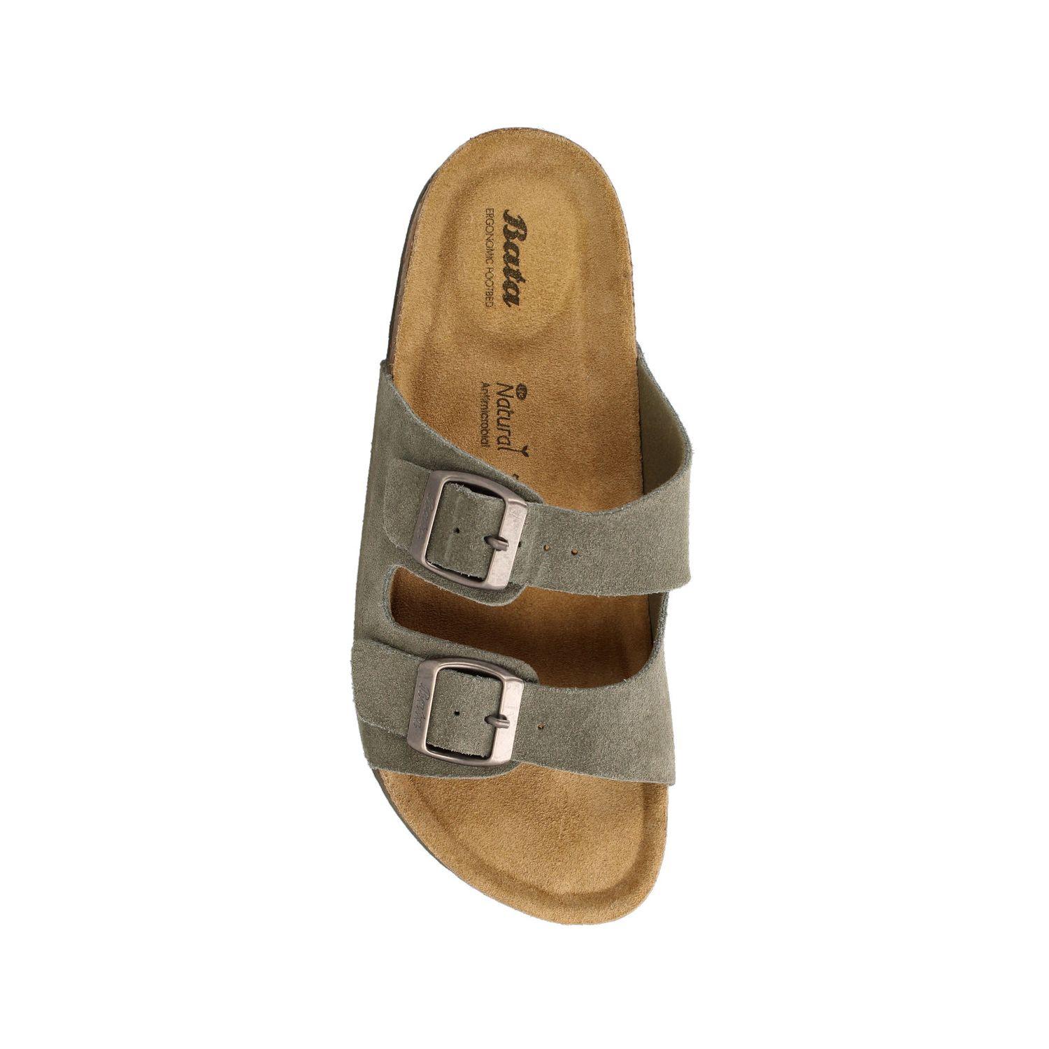 Sandalia Mujer Bata Ashley-Lea Verde Oliva-3