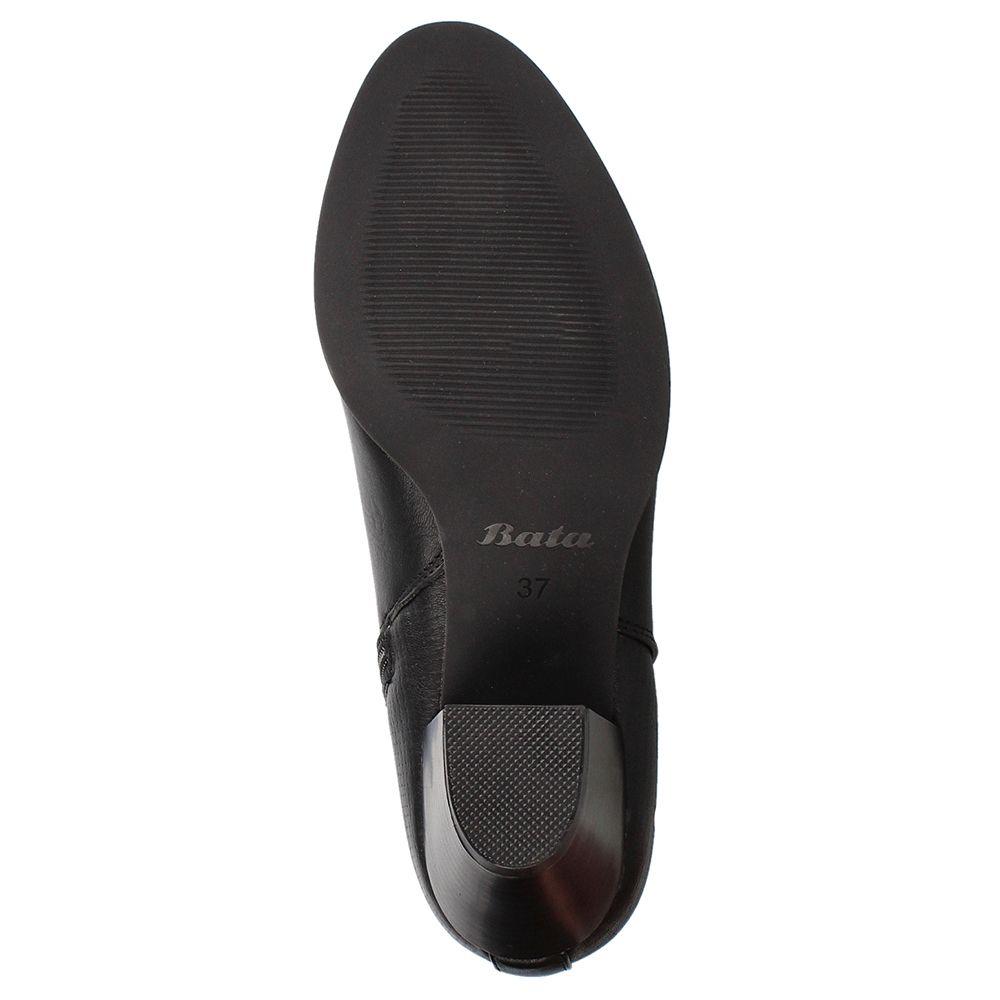 Botín Mujer Bata Nixon Negro-6