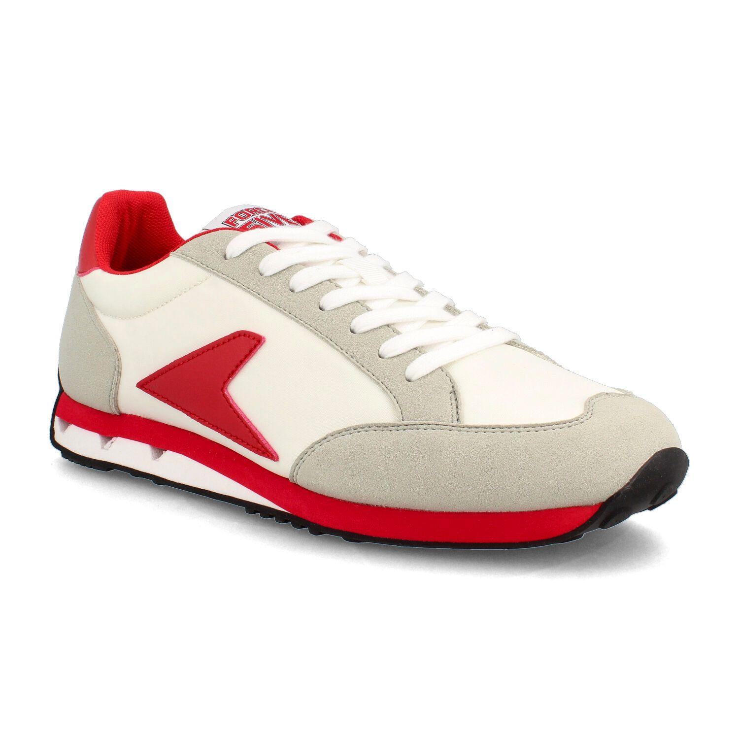 Zapatilla Hombre Power Force 5 Retrospec Blanco - Rojo-1