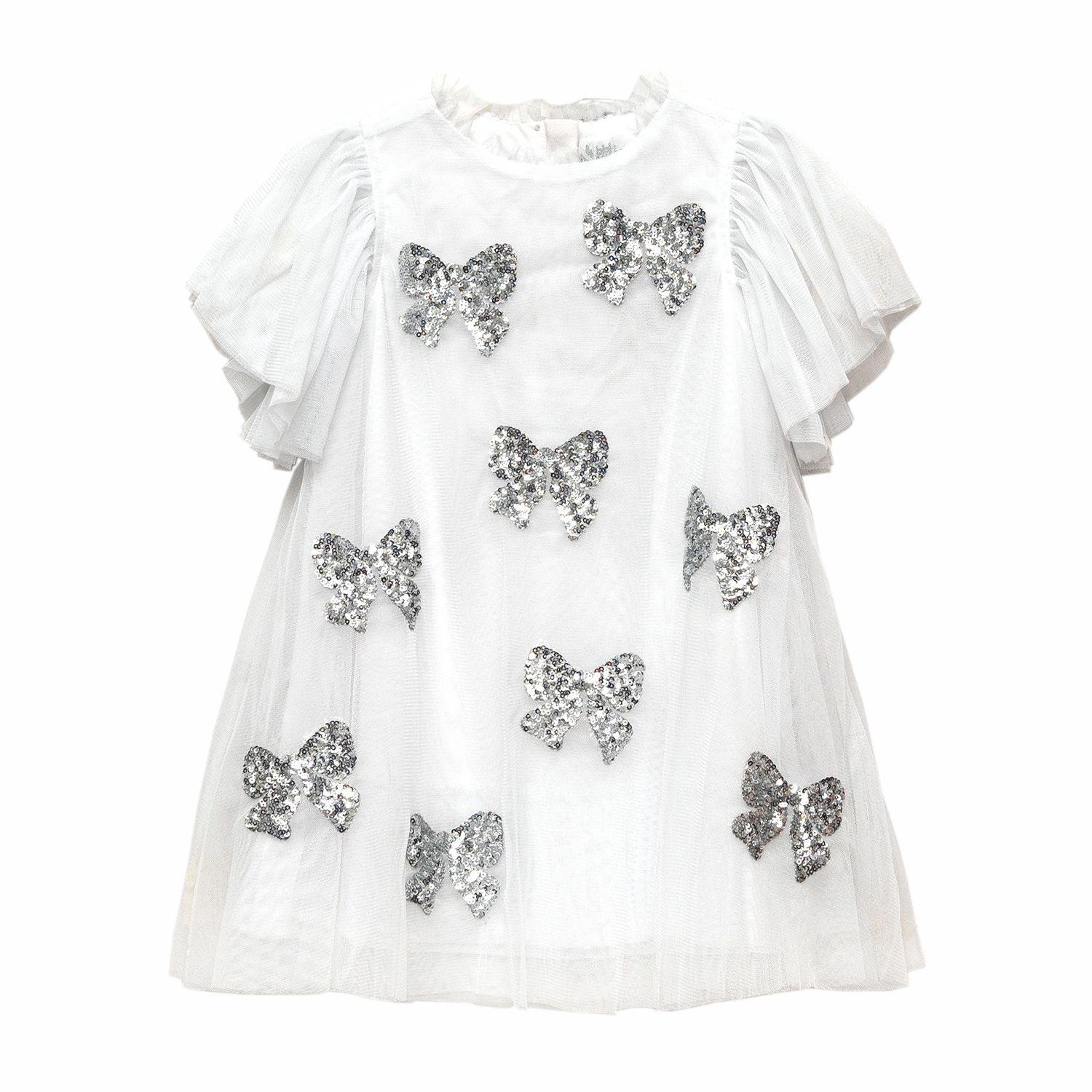 Vestido Niña Bubblegummers Gloria Blanco-0