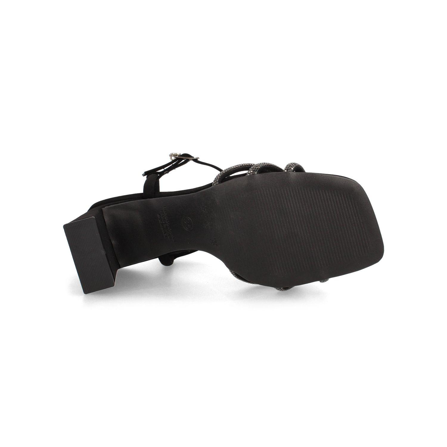 Sandalia Mujer Bata Neon Negro-4