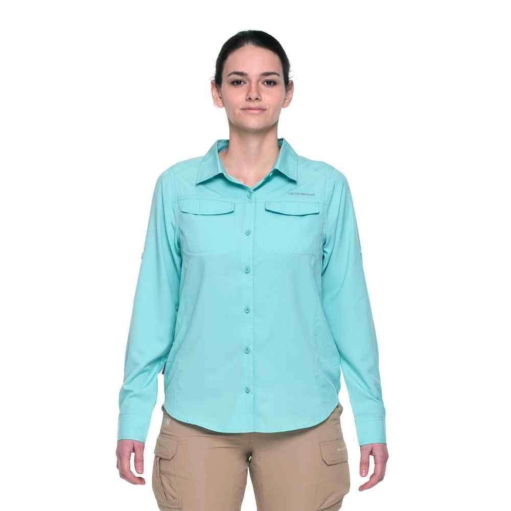 CAMISA MUJER WEINBRENNER BUND VERDE AGUA-0