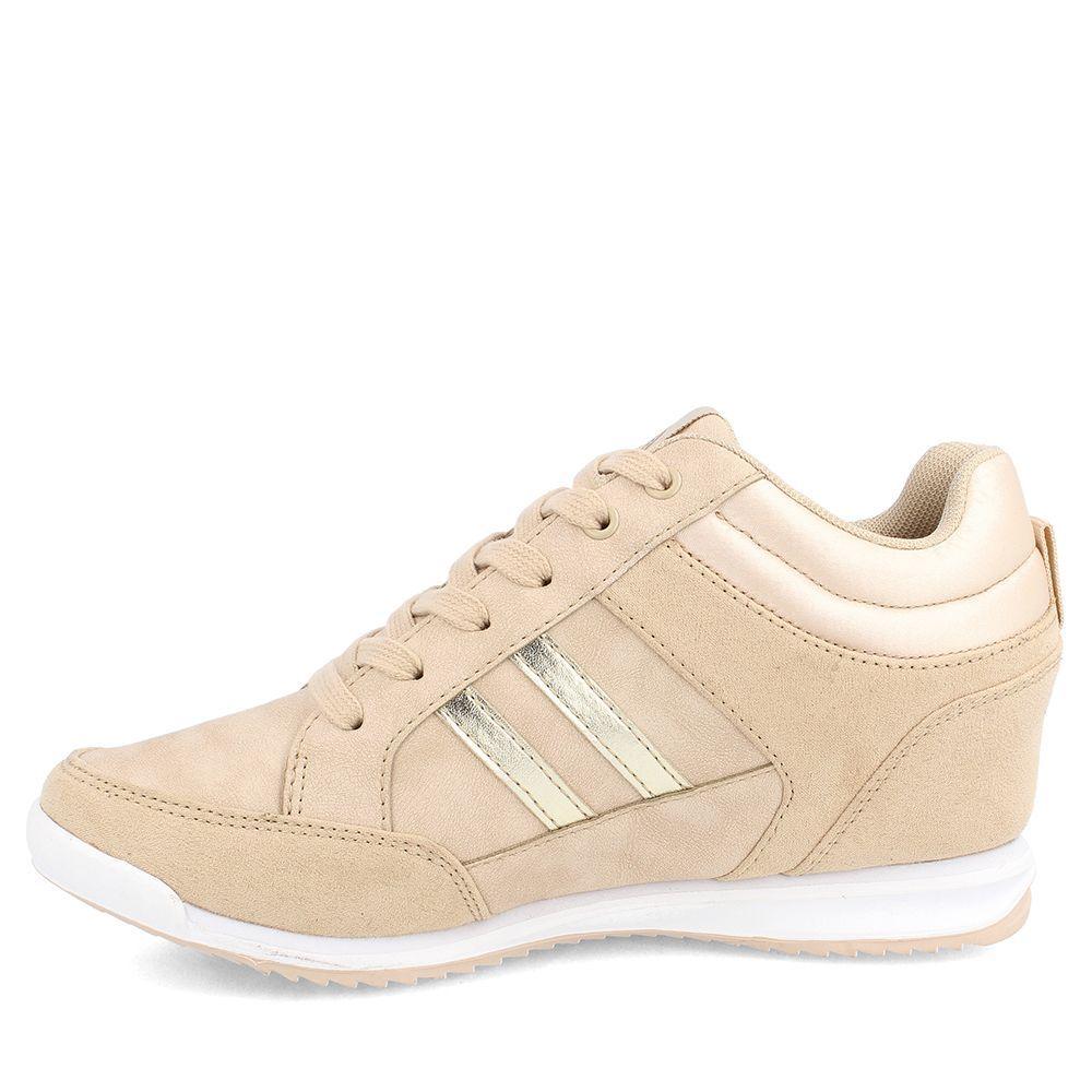ZAPATILLA NORTH STAR MUJER HIGH PETRONAS BEIGE-1