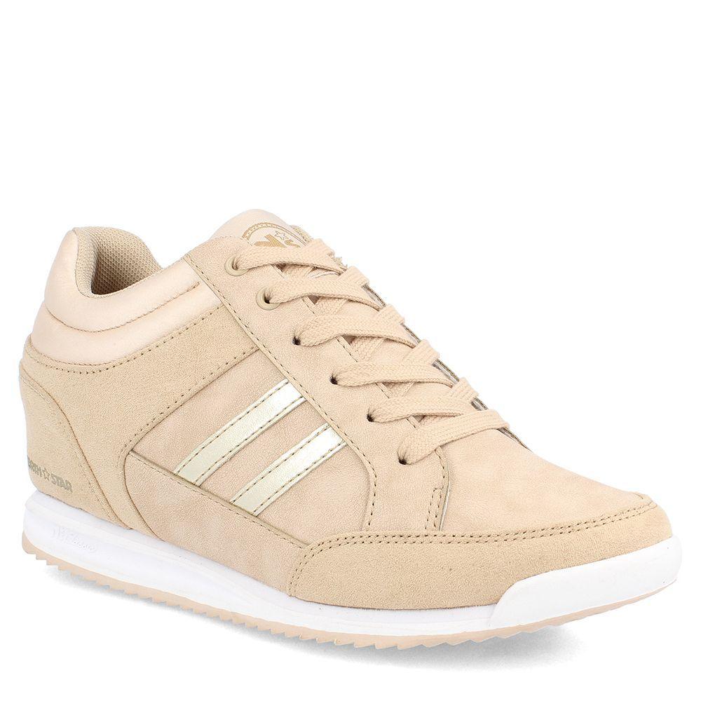 ZAPATILLA NORTH STAR MUJER HIGH PETRONAS BEIGE-0