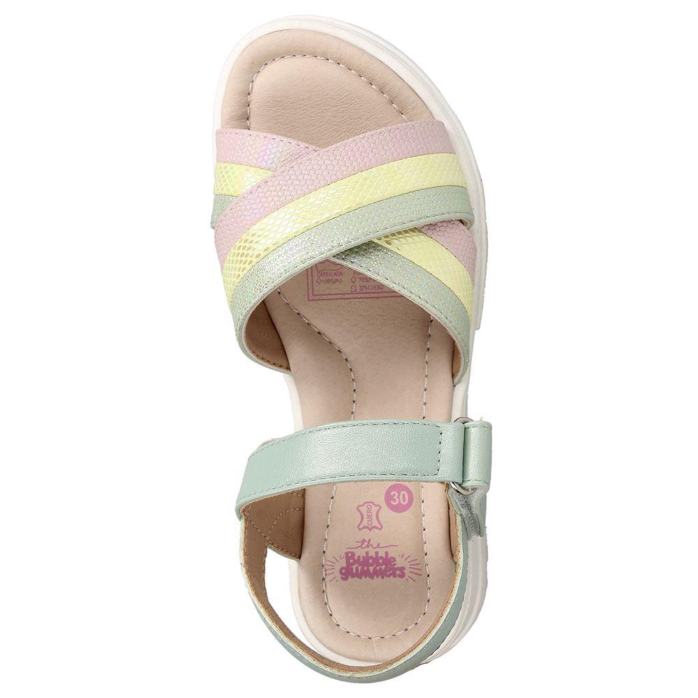 SANDALIA NIÑA BUBBLEGUMMERS MARILU VERDE CLARO 34-38-5
