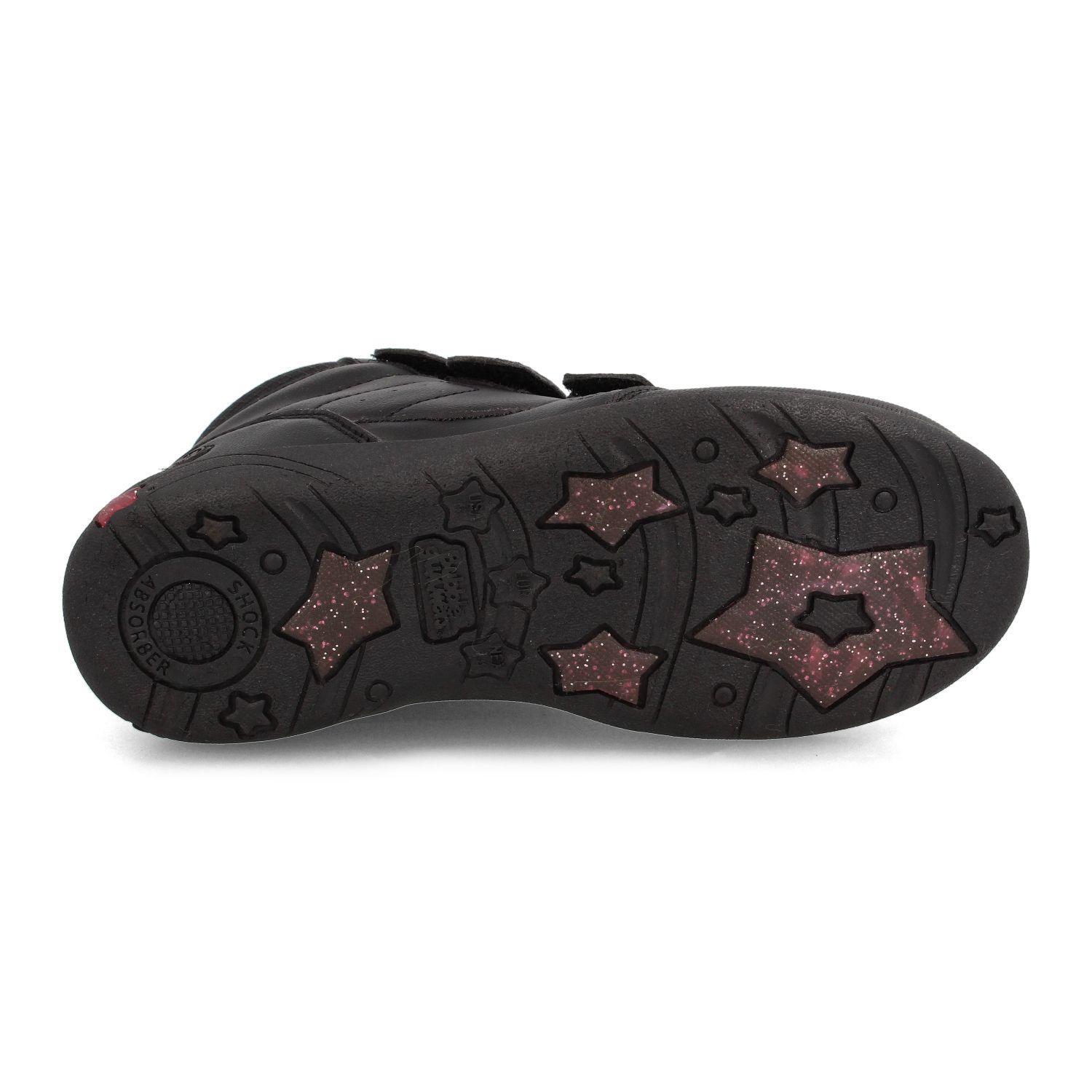 Zapatilla Escolar Niña Bubblegummers Cleo Negro-4