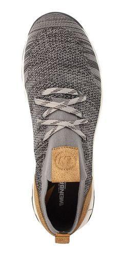 ZAPATILLA HOMBRE WEINBRENNER TEJIDO1 GRIS-5