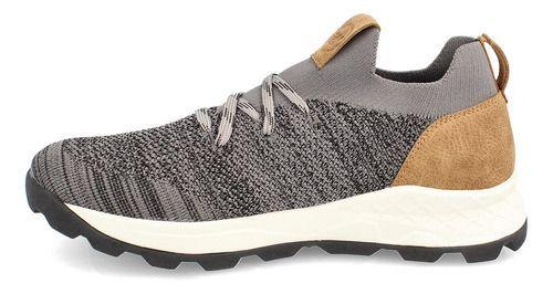 ZAPATILLA HOMBRE WEINBRENNER TEJIDO1 GRIS-1