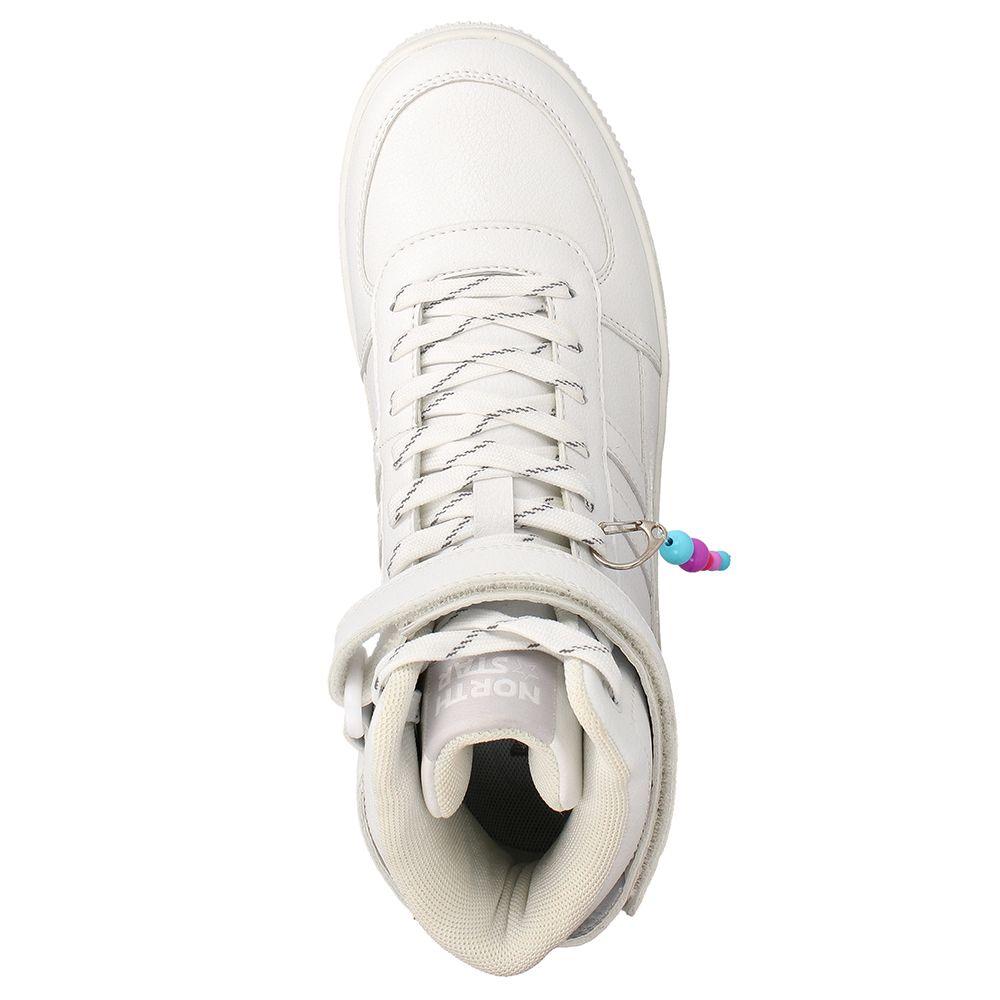 ZAPATILLA MUJER NORTH STAR TANK CAÑA ALTA BLANCO-5