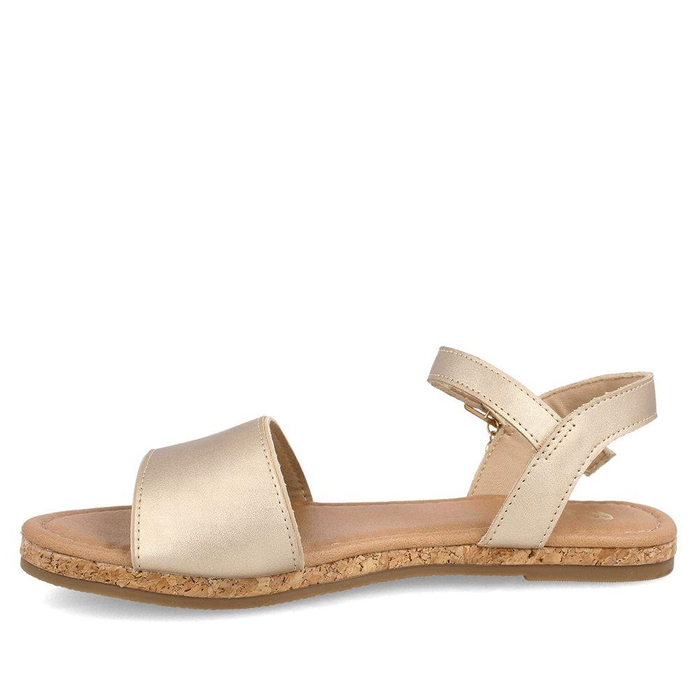 SANDALIA MUJER BATA ARINKA DORADO-1