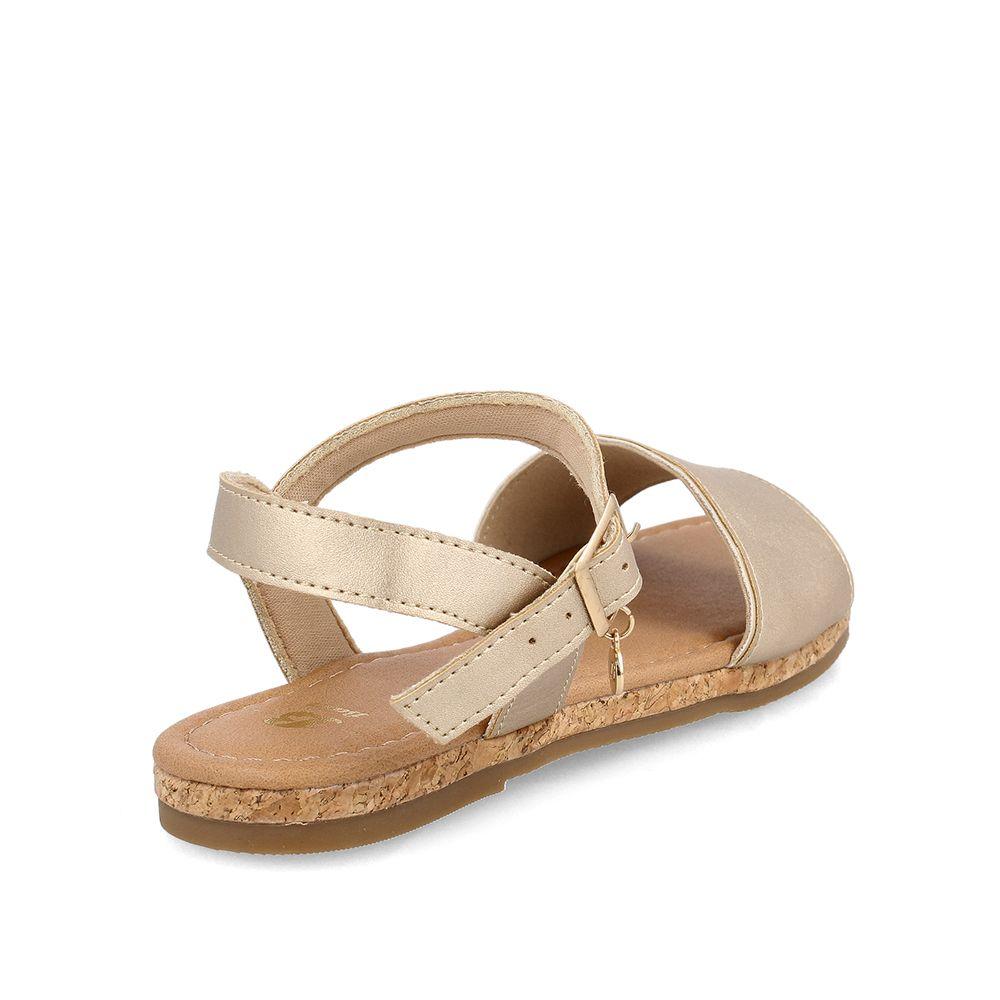 SANDALIA MUJER BATA ARINKA DORADO-3